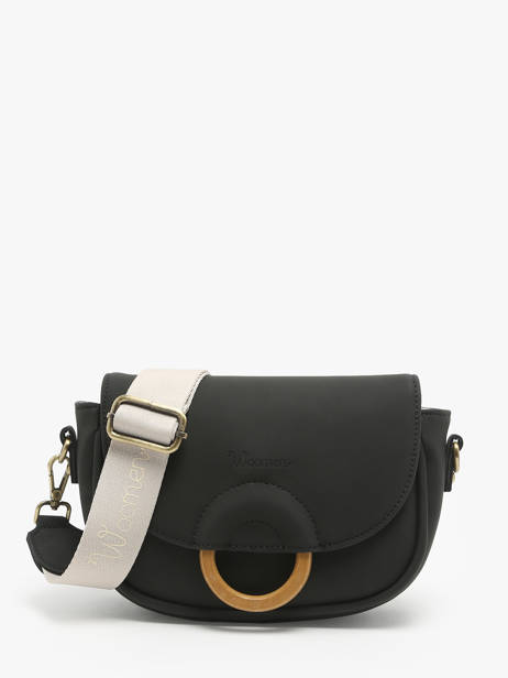 Sac Bandoulière S Crocus Woomen Noir crocus WCRO03