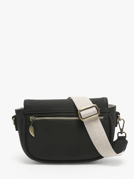 Sac Bandoulière S Crocus Woomen Noir crocus WCRO03 vue secondaire 4