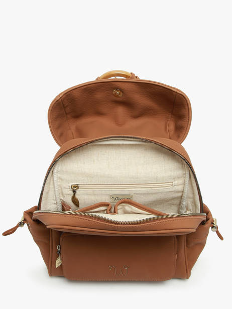 Backpack Camomille Woomen Brown camomille WCAO02 other view 3