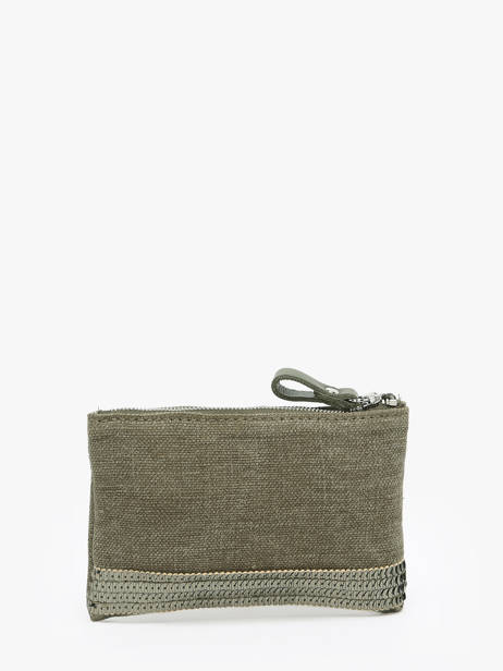 Porte-monnaie Le Cabas Lin Vanessa bruno Vert cabas lin 31V42017