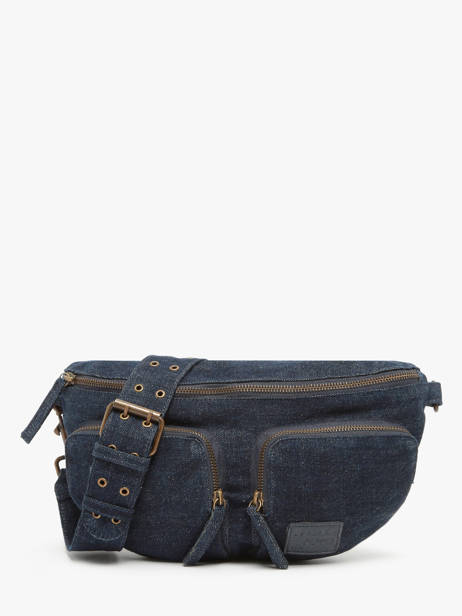 Sac Banane Basilic pepper Bleu cargo denim BCAD02