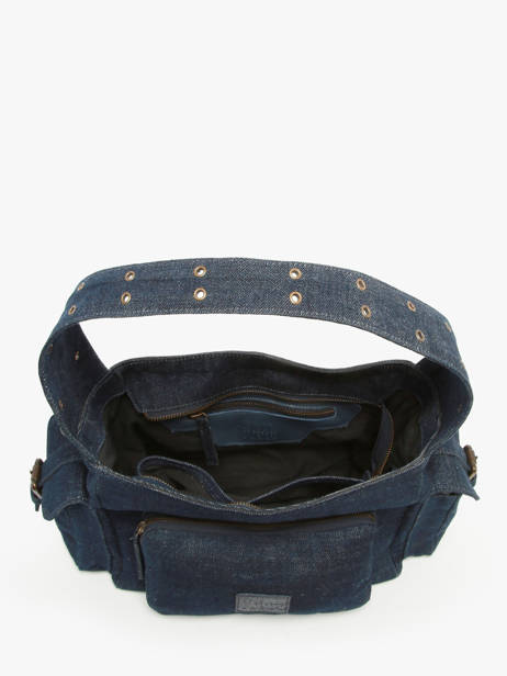 Sac Banane Basilic pepper Bleu cargo denim BCAD05 vue secondaire 3