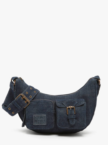 Sac Porté épaule Cargo Denim Coton Basilic pepper Bleu cargo denim BCAD04