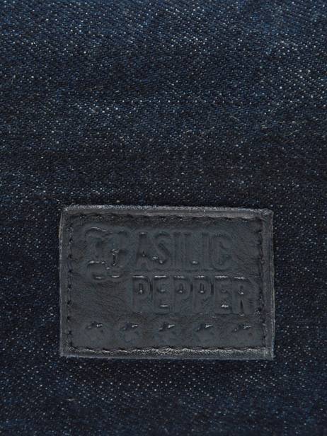 Sac Porté épaule Cargo Denim Coton Basilic pepper Bleu cargo denim BCAD04 vue secondaire 5