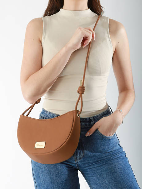 Sac Bandoulière Muscari Woomen Marron muscari WMUS27 vue secondaire 1