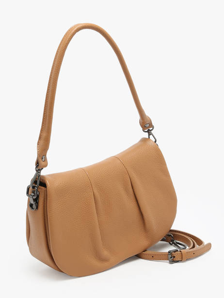 Sac Bandoulière Caviar Cuir Milano Marron caviar CA24116 vue secondaire 2