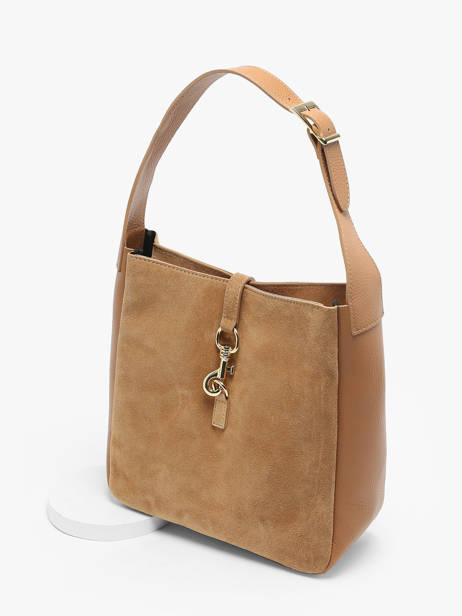 Sac Porté épaule Velvet Caviar Cuir Milano Marron velvet caviar VC24118 vue secondaire 2