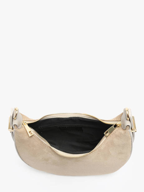 Shoulder Bag Velvet Caviar Leather Milano Beige velvet caviar VC24119 other view 3