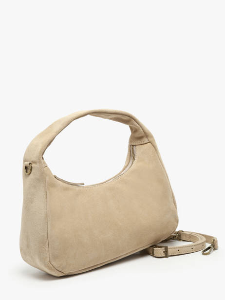 Sac à Main Velvet Cuir Milano Beige velvet VE24114 vue secondaire 2