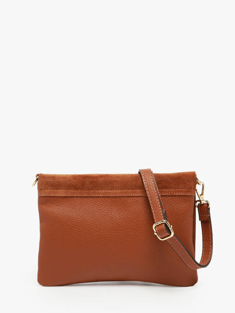 Sac Bandoulière Velvet Caviar Cuir Milano Marron velvet caviar VC24114 vue secondaire 4