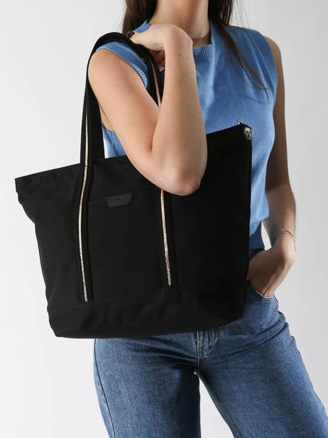 Sac Porté épaule A4 Kaya Toile Hexagona Noir kaya 5920056 vue secondaire 1