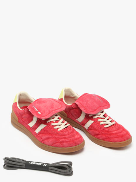 Sneakers Becks X En Cuir Coolway Rouge men 8603603 vue secondaire 1