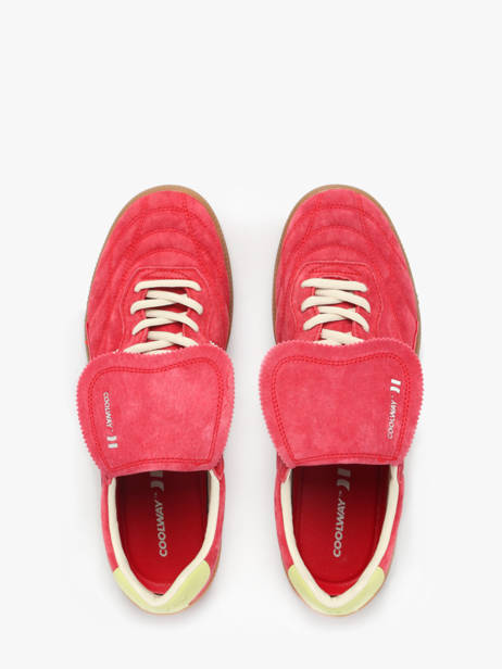 Sneakers Becks X En Cuir Coolway Rouge men 8603603 vue secondaire 3