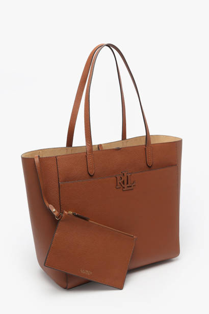 Shoulder Bag Cameryn Leather Lauren ralph lauren Brown cameryn 31960183 other view 2
