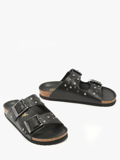 Slippers Fusbett Colors of california Black women HCBIO501 other view 1