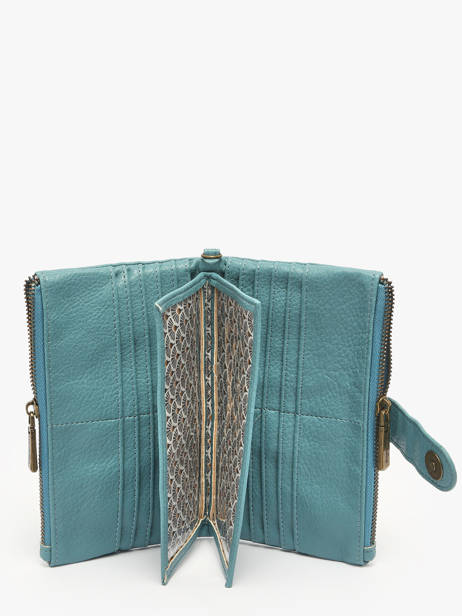 Wallet With Coin Purse Miniprix Blue soft 195 other view 1