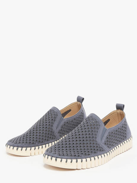 Mocassins Ilse jacobsen Bleu men TULIP140 vue secondaire 2