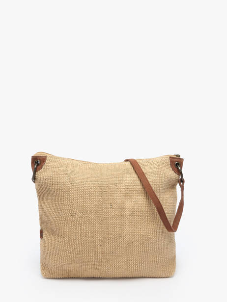 Shoulder Bag Over The Rainbow Burlap Le voyage en panier Beige over the rainbow PM757 other view 4