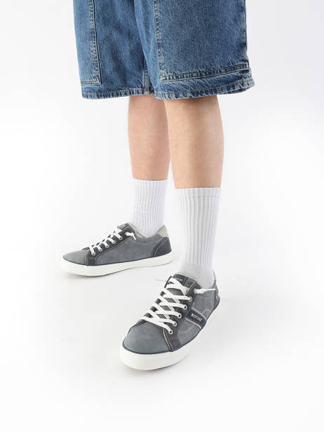 Sneakers Mustang Blue men 4180308 other view 1