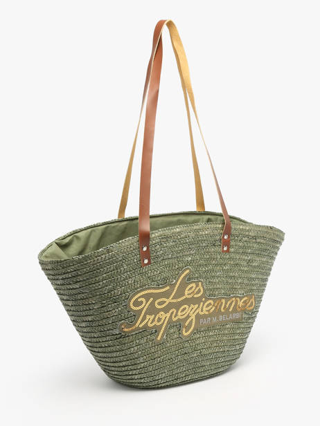 Shoulder Bag Milos Paper Les tropeziennes Green milos TZ01 other view 2
