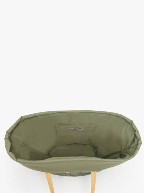 Shoulder Bag Milos Paper Les tropeziennes Green milos TZ01 other view 3