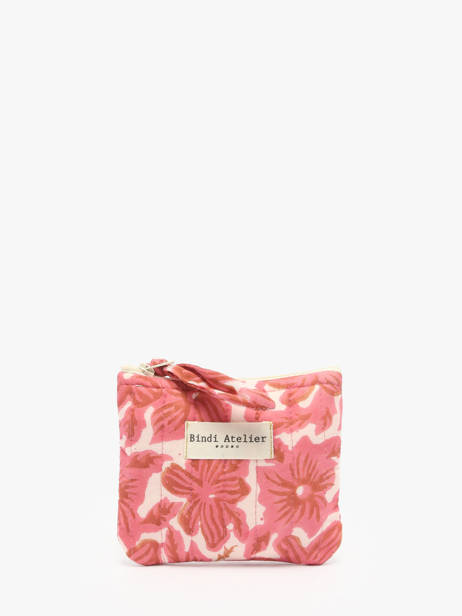 Coin Purse Bindi atelier Pink floral PM