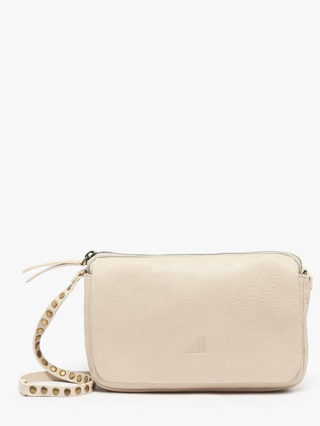 Shoulder Bag Leather Leather Biba Beige leather BET6L