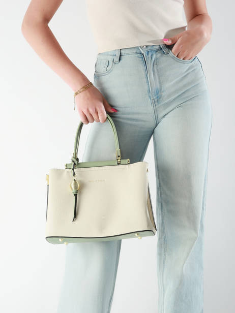 Small Azalie Satchel Ted lapidus Beige azalie TLHF9583 other view 1
