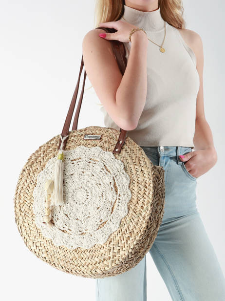 Shoulder Bag Bora Straw Les tropeziennes Beige bora TZ02 other view 1