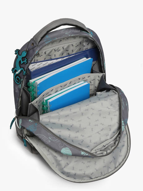 2-compartment Backpack Cameleon Gray actual PBBASD45 other view 3