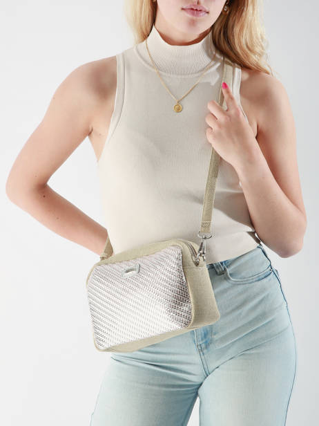 Shoulder Bag Moana Les tropeziennes Silver moana TZ04 other view 1