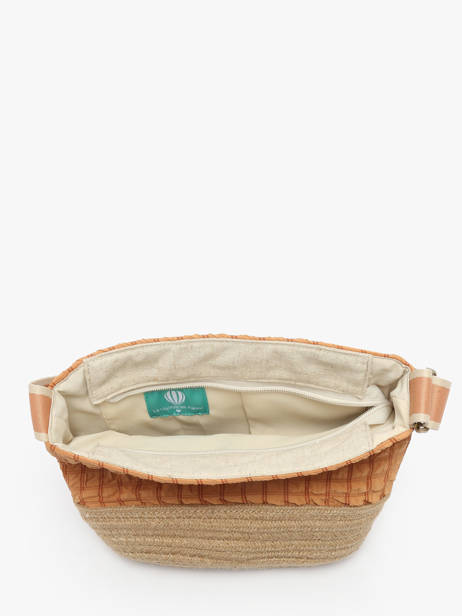 Shoulder Bag Gaufrette Le voyage en panier Orange gaufrette PM881 other view 3