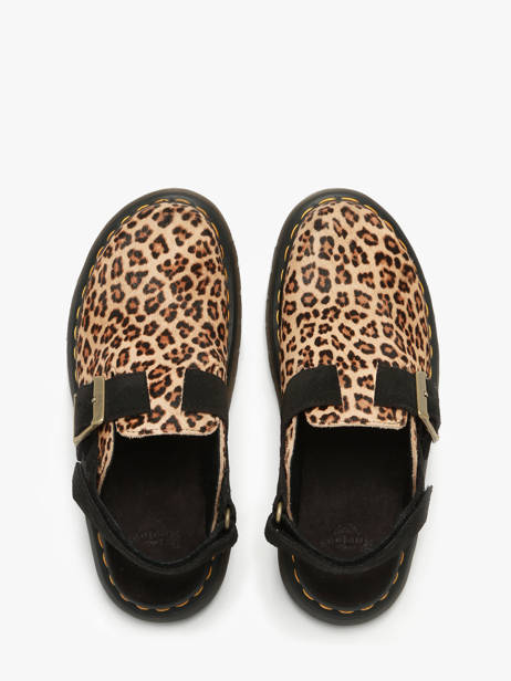 Slippers Jorge Iii In Leather Dr martens Brown accessoires 41088200 other view 4