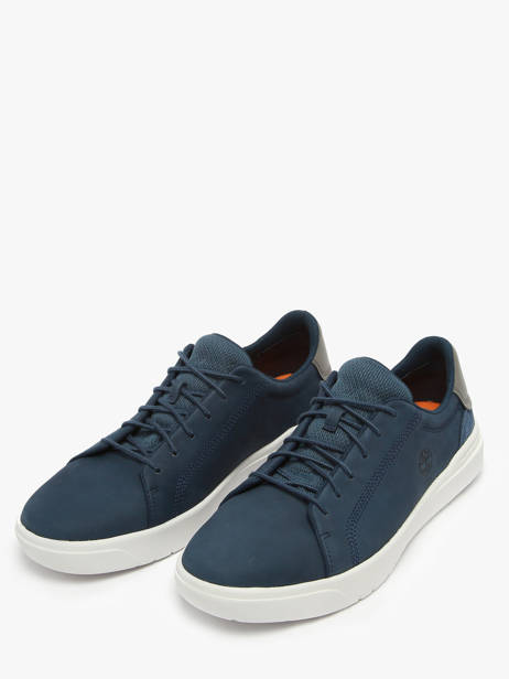 Sneakers Bay Low Lace In Leather Timberland Blue men 292C2881 other view 1