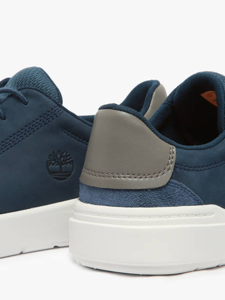 Sneakers Bay Low Lace In Leather Timberland Blue men 292C2881 other view 2