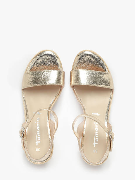 Heeled Sandals Tamaris Gold accessoires 42 other view 3