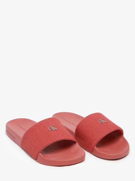 Flip Flops Calvin klein jeans Red accessoires 1713GAM other view 1