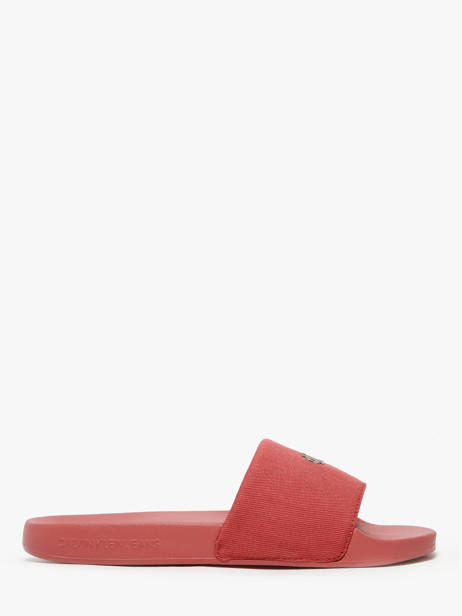 Flip Flops Calvin klein jeans Red accessoires 1713GAM other view 2