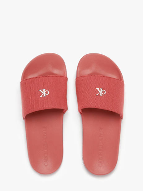 Flip Flops Calvin klein jeans Red accessoires 1713GAM