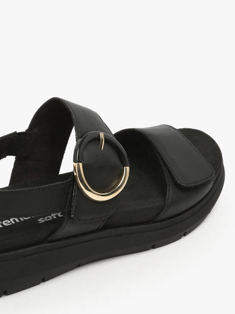 Platform Sandals In Leather Remonte Black accessoires - D2K50-00 other view 2