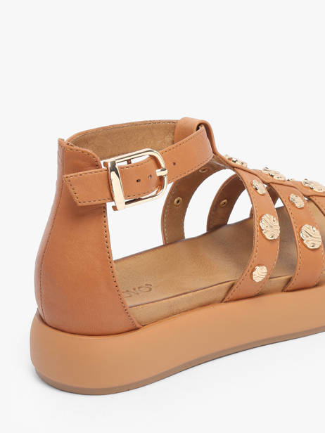 Sandals In Leather Inuovo Brown accessoires A96039 other view 2