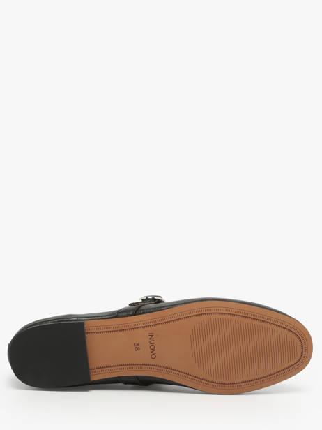 Ballerinas With Straps In Leather Inuovo Black accessoires C11003 other view 5