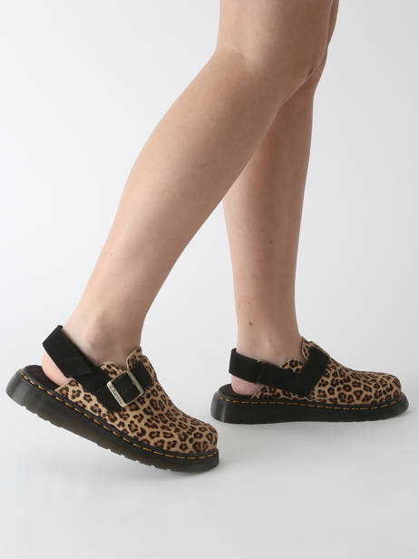 Slippers Jorge Iii In Leather Dr martens Brown accessoires 41088200 other view 1