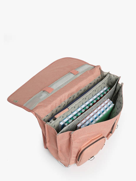 Satchel 3 Compartments Cameleon Pink vintage color VIC-CA41 other view 3