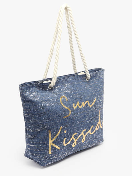 Shoulder Bag Plage Gerard pasquier Blue plage P24022 other view 2