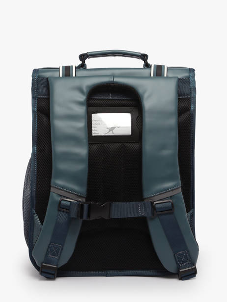 2-compartment Vintage North Backpack Cameleon Blue vintage north SD39 other view 4