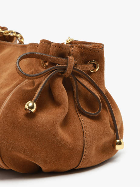 Shoulder Bag Premium Leather Gerard darel Brown premium DBS07400 other view 4