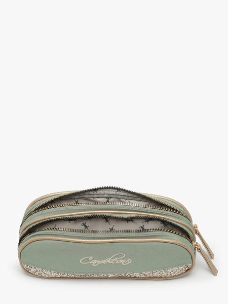 Trousse Enfant 2 Compartiments Vintage Fantasy Cameleon Vert vintage fantasy TROU vue secondaire 1
