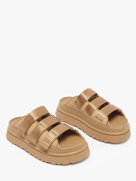Slippers Goldenglow In Leather Ugg Brown accessoires 1167430 other view 1