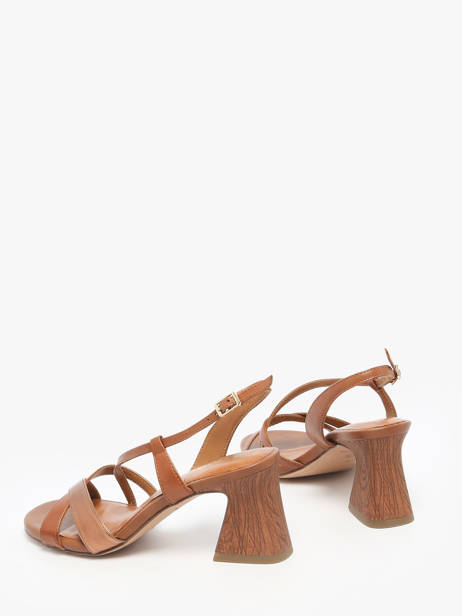 Heeled Sandals In Leather Tamaris Brown accessoires 44 other view 2